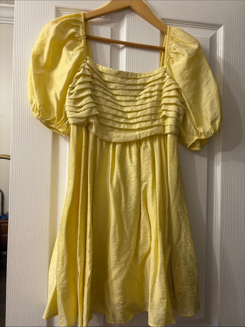 Yellow summer dress